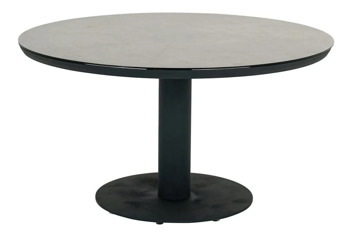 Apple Bee | Melville Tuintafel Ø140 cm | Black-Light Grey