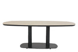 Apple Bee | Melville Tuintafel Tonvorm 220 x 110 cm | Black-Light Grey
