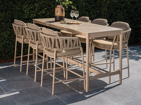 Taste by 4 Seasons | Calma High Diningset | Latte
