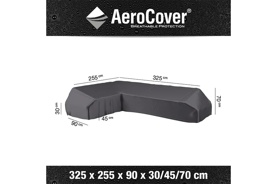 Platinum AeroCover | Loungesethoes 325 x 255 x 90 x 30-45-70(h) | L-Platform Links