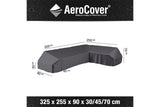 Platinum AeroCover | Loungesethoes 325 x 255 x 90 x 30-45-70(h) | L-Platform Rechts