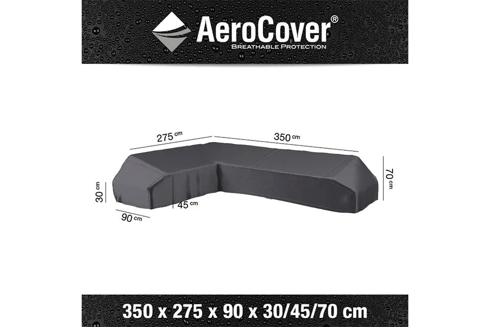 Platinum AeroCover | Loungesethoes 350 x 275 x 90 x 30-45-70(h) | L-Platform Links