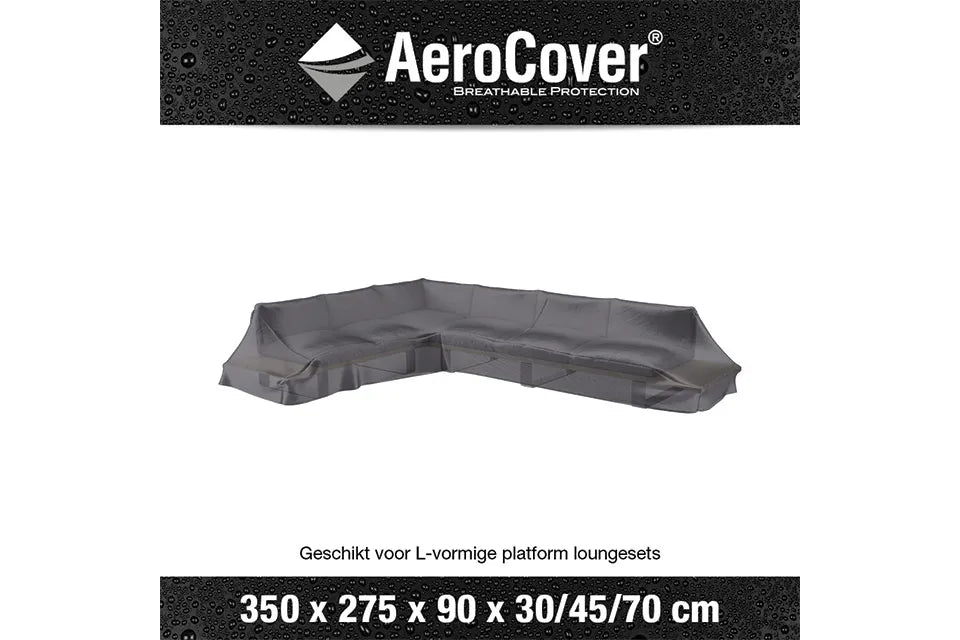 Platinum AeroCover | Loungesethoes 350 x 275 x 90 x 30-45-70(h) | L-Platform Links