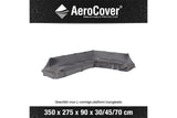 Platinum AeroCover | Loungesethoes 350 x 275 x 90 x 30-45-70(h) | L-Platform Rechts