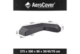 Platinum AeroCover | Loungesethoes 375 x 300 x 90 x 30-45-70(h) | L-Platform Rechts