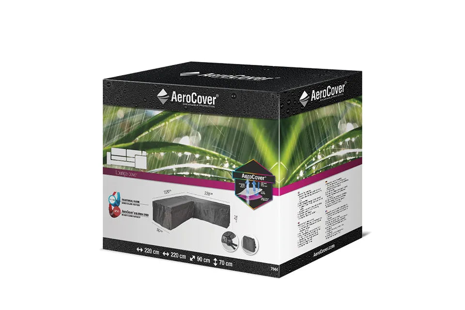 Platinum AeroCover | Loungesethoes 220 x 220 x 90 x 70(h) cm | L-vorm