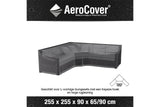 Platinum AeroCover | Loungesethoes 255 x 255 x 90 x 65-90(h) cm | L-vorm Trapeze