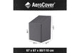 Stapelstoelhoes 67 x 67 x 80-110(h) cm - Platinum AeroCover