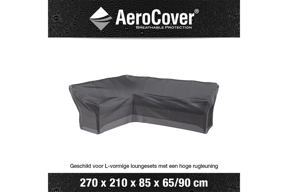 Platinum AeroCover | Loungesethoes 270 x 210 x 85 x 65(h) cm | L-vorm Links
