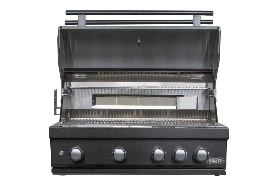 Boretti | Imperatore Nero Gasbarbecue | 4 Branders | Built-in