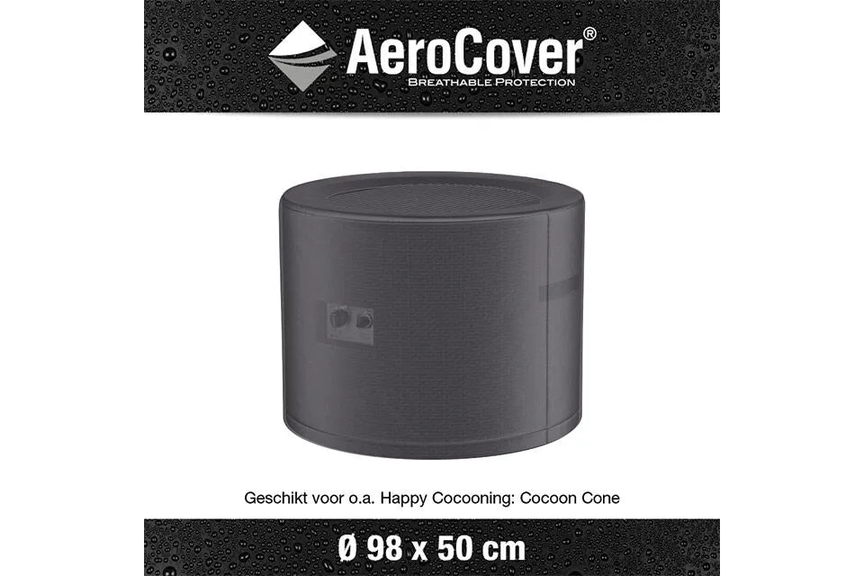 Platinum AeroCover | Vuurtafel Afdekhoes Ø98 x 50(h) cm