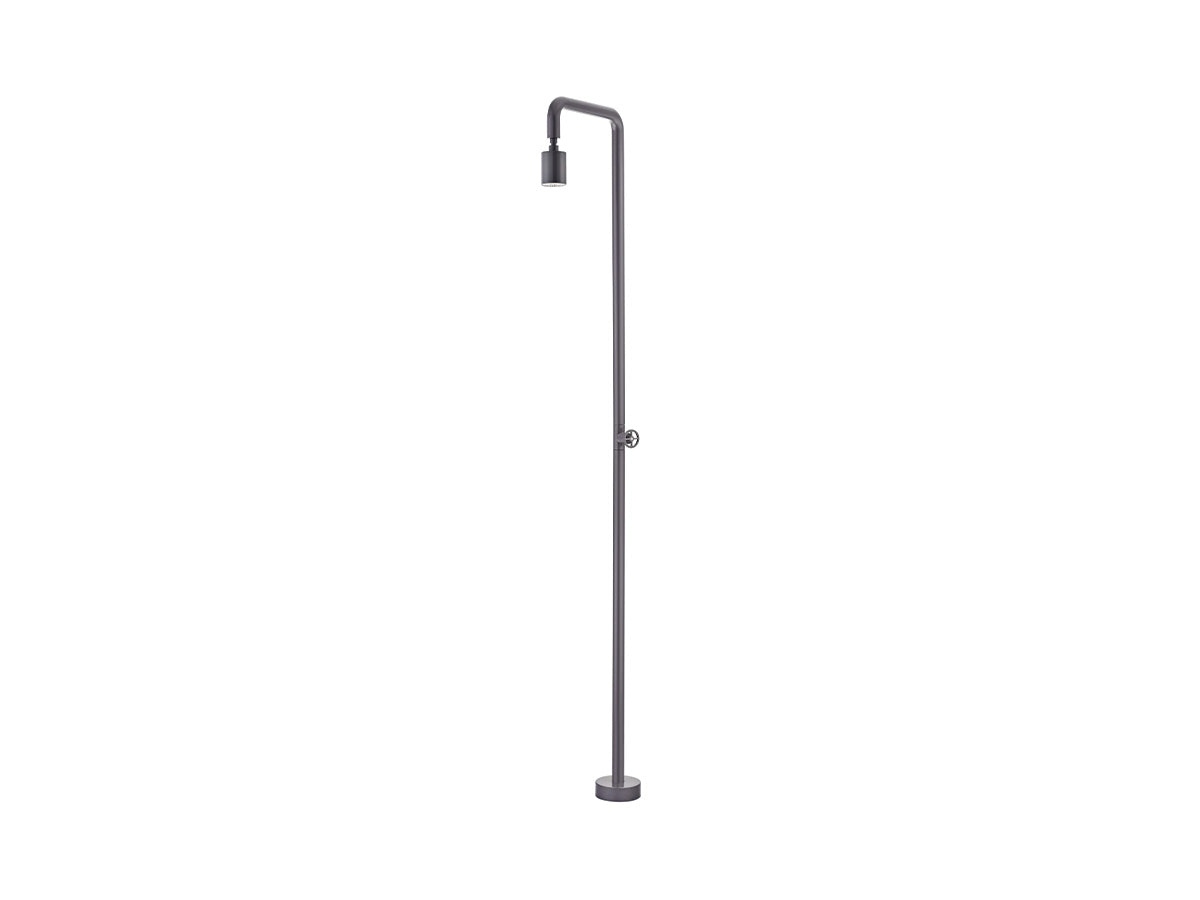 Poolimex | Pool Buitendouche Koud | RVS Cobalt Grey