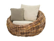 Cocoon Loungestoel, Mocca-Bouclé Cream - Apple Bee