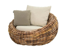 Apple Bee | Cocoon Loungestoel | Mocca-Bouclé Cream