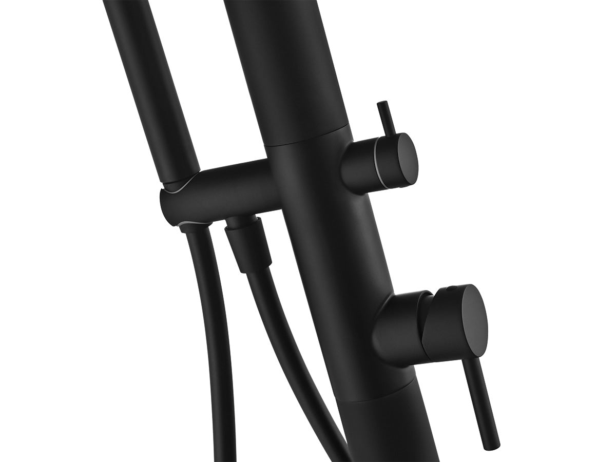 Poolimex | Kansas Buitendouche Warm & Koud | RVS Matt Black