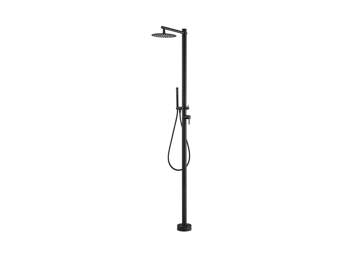 Poolimex | Kansas Buitendouche Warm & Koud | RVS Matt Black