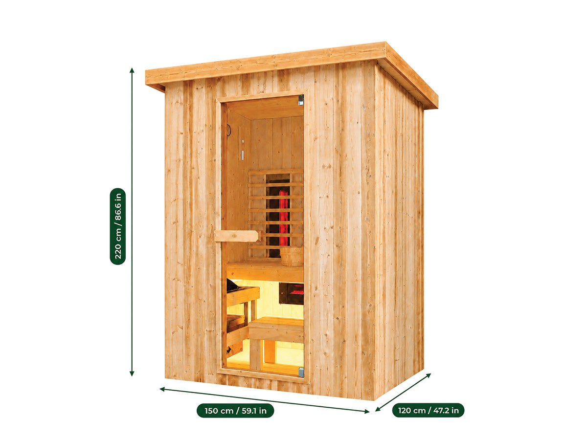 Fonteyn | Retreat 150 Combi Buiten Sauna Compleet