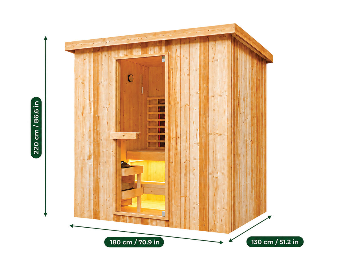 Fonteyn | Retreat 180 Combi Buiten Sauna Compleet