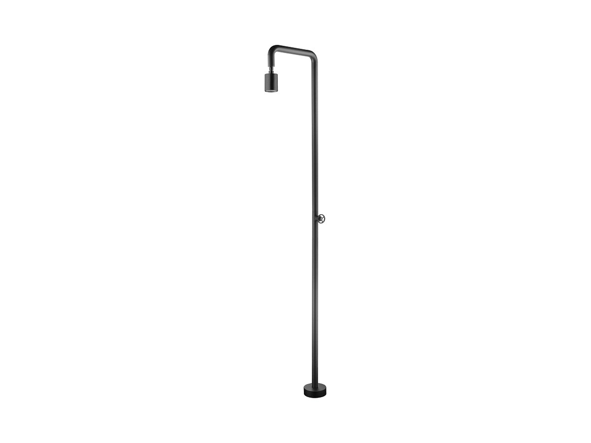 Poolimex | Pool Buitendouche Koud | RVS Matt Black