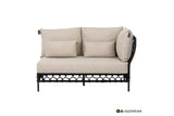 Apple Bee | Pure Loungebank 2-zits Links | Black Grey