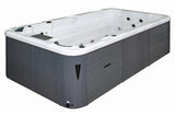 Aquatic 1 Swimspa ECO | Sterling White with DARK GREY