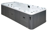 Aquatic 5 Swimspa | Sterling White with DARK GREY