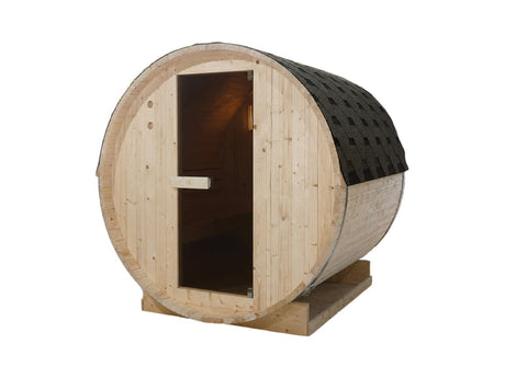 Passion Barrel Sauna Luxury 180 - productfoto op witte achtergrond