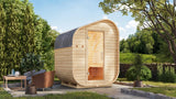 Karibu | Barrelsauna Asymmetrisch 1