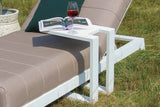 Fonteyn | U Bijzettafel Aluminium | Wit