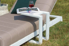 Fonteyn | U Bijzettafel Aluminium | Wit