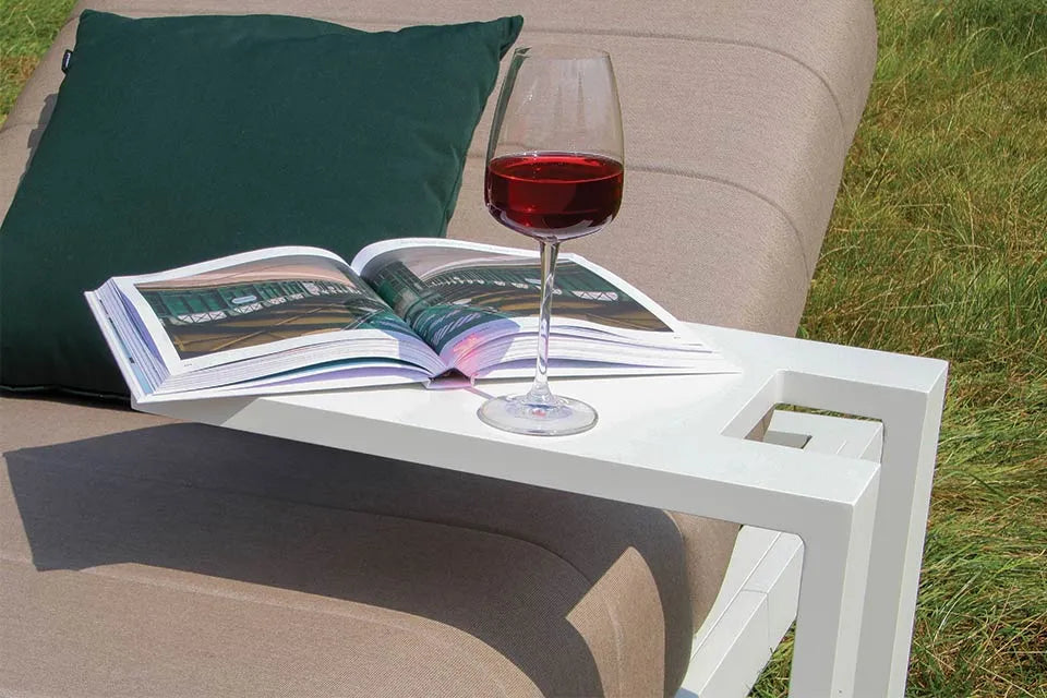 Fonteyn | U Bijzettafel Aluminium | Wit