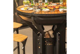 Boretti | Focolare Houtskool Barbecue Tuintafel