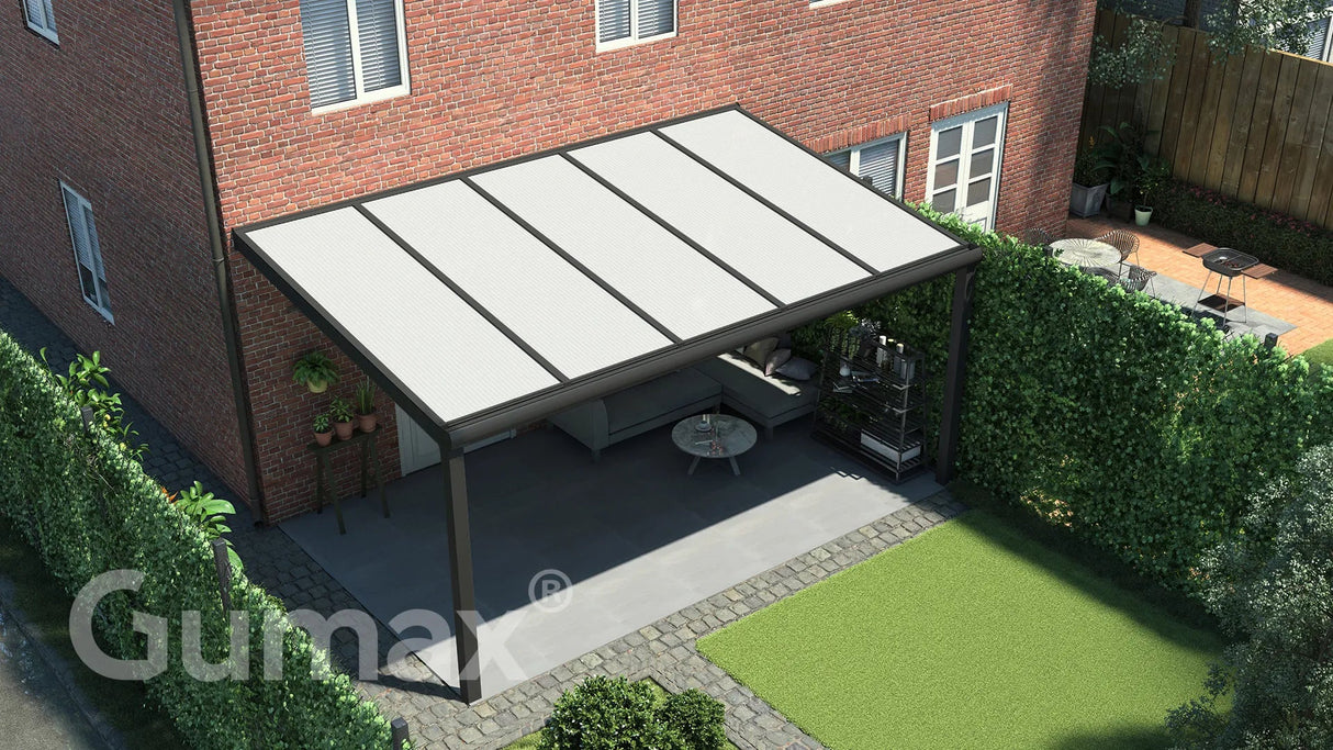 Tuinmaximaal | Poly Line Veranda Modern Mat Zwart