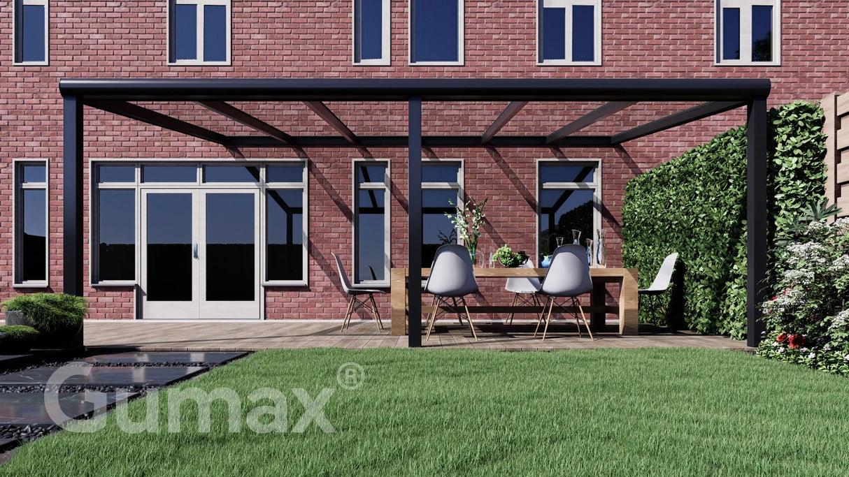 Tuinmaximaal | Glass Line Veranda Modern Mat Zwart