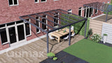 Tuinmaximaal | Glass Line Veranda Klassiek Mat Antraciet