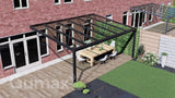 Tuinmaximaal | Heavy Duty Veranda Authentiek Mat Zwart