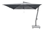 Borek | Capri Zweefparasol 350 x 350 cm Grafiet| Batyline Zwart