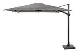 4 Seasons Outdoor | Siesta Zweefparasol Premium 300 x 300 cm | Antraciet-Charcoal