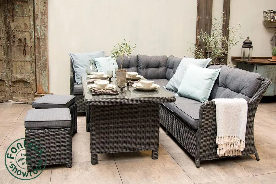 Fonteyn | Camden Lounge-Diningset | Charcoal