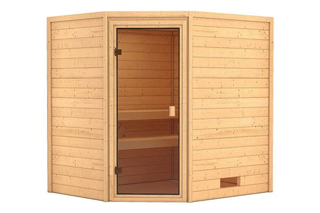 Karibu | Mia Sauna | Bronzeglas Deur