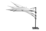 Platinum Sun & Shade | Challenger T¹ Zweefparasol Telescoop Premium 350 x 350 cm | Havana