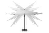 Platinum Sun & Shade | Challenger T² Zweefparasol Glow 300 x 300 cm | Antraciet