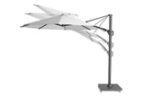 Platinum Sun & Shade | Challenger T² Zweefparasol Ø350 cm | Wit
