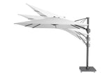 Platinum Sun & Shade | Challenger T² Zweefparasol Glow 300 x 300 cm | Antraciet