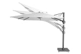 Platinum Sun & Shade | Challenger T² Zweefparasol Glow 300 x 300 cm | Taupe