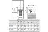 Harvia | Cilindro PC70E Steel Saunakachel