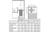 Harvia | Cilindro PC70 Steel Saunakachel