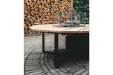Cosi | Cosiloft 120 Round | White Frame | Teak Top