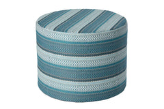 Borek | Desio Poef AW Ø60 x 48 cm | Azzurro