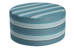 Borek | Desio Poef AW Ø80 x 42 cm | Azzurro